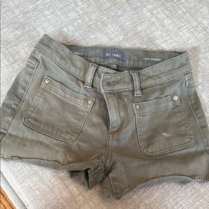 DL1961 Women's Green Jean Shorts
